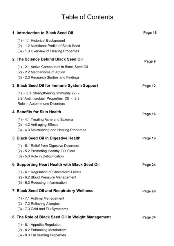 Healing Power of Black Seed Oil - Image 2